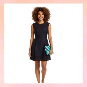 J. Crew Black Fit & Flare Dress - Size 10